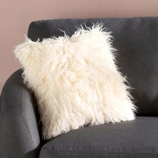 Mercury Row Faux Fur Throw Pillow MCRW6754